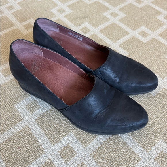 Dansko Black Leather Comfort Loafers Wedge Slip On Work Shoes Nurse EU39 US 8.5 - Picture 11 of 11